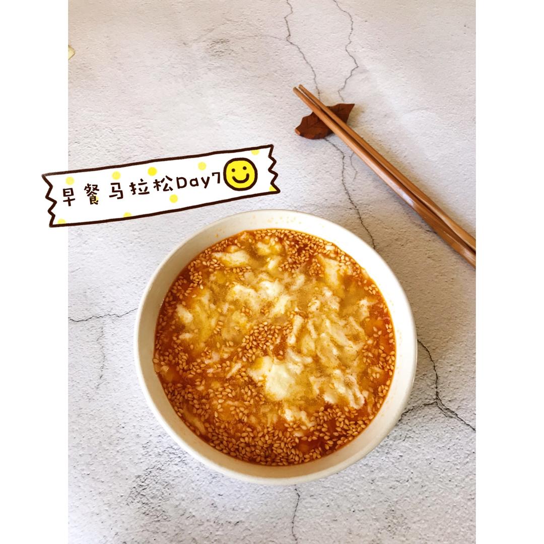 小羽私厨之酸辣鸡蛋面