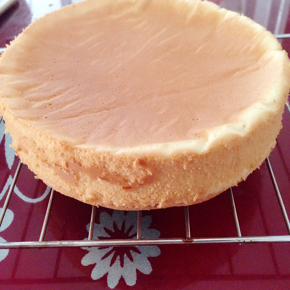 6寸原味戚风蛋糕