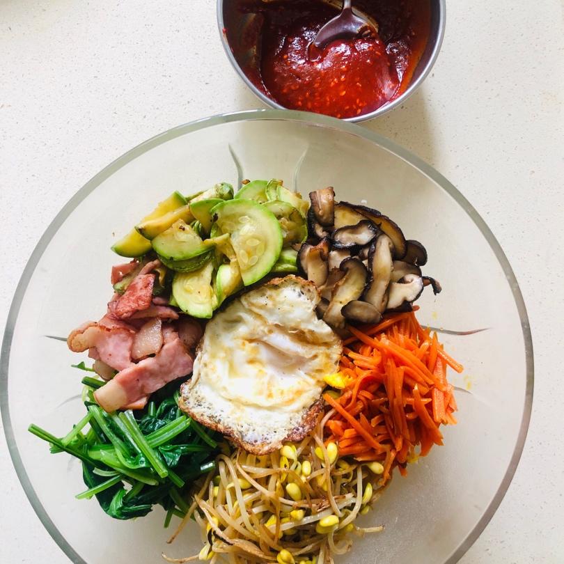 家庭版 简易 石锅/铁锅 韩式拌饭