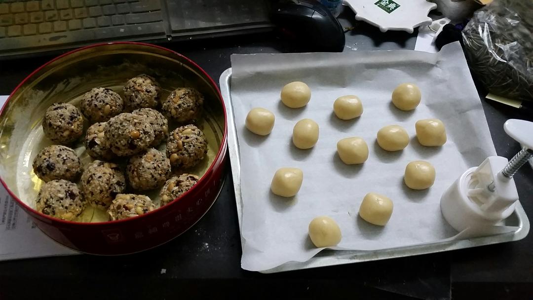 广式五仁月饼（自制五仁馅）