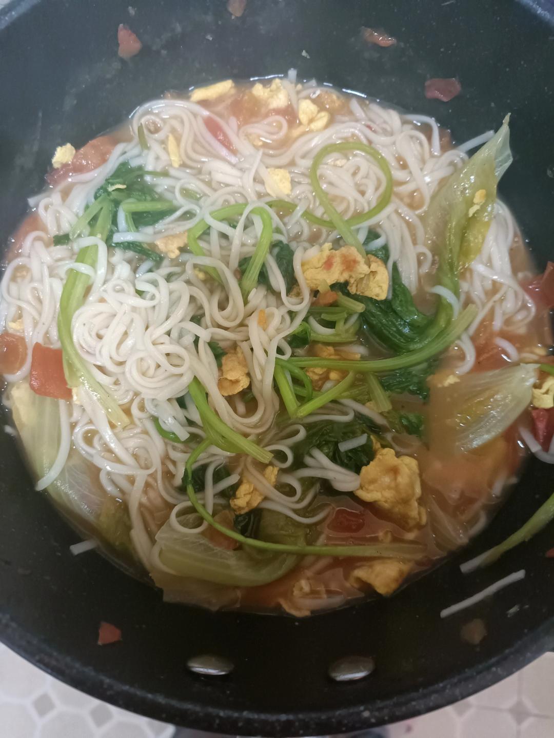 汤都要喝光的西红柿鸡蛋面