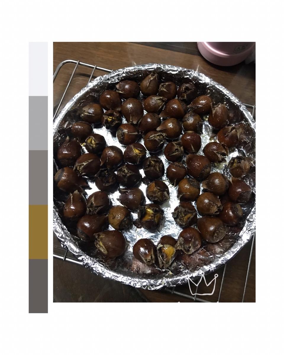 烤箱版糖炒栗子