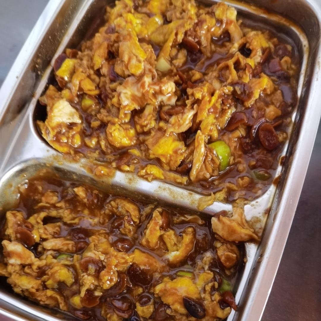 大酱炒鸡蛋