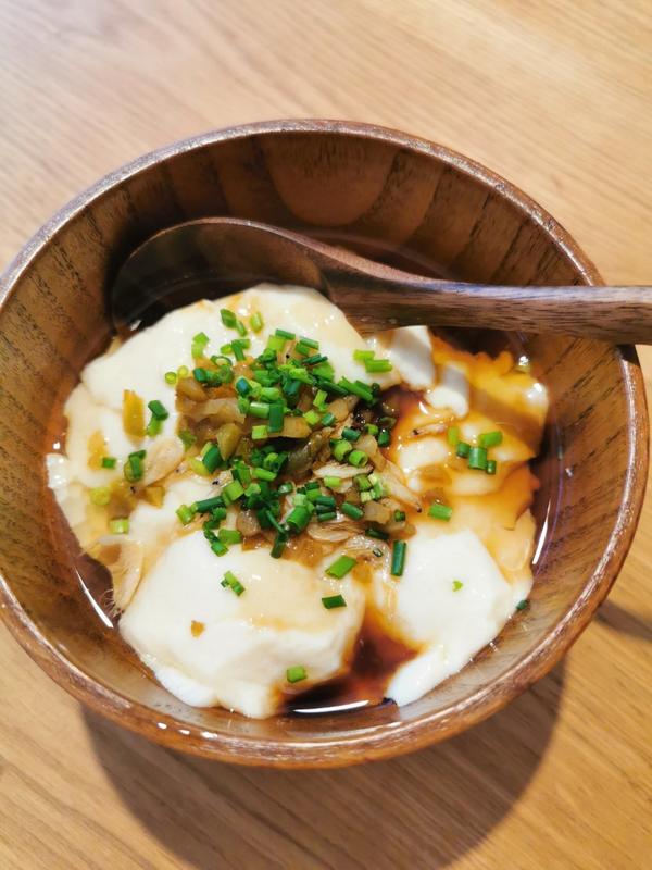 苏州传统美食-豆腐花