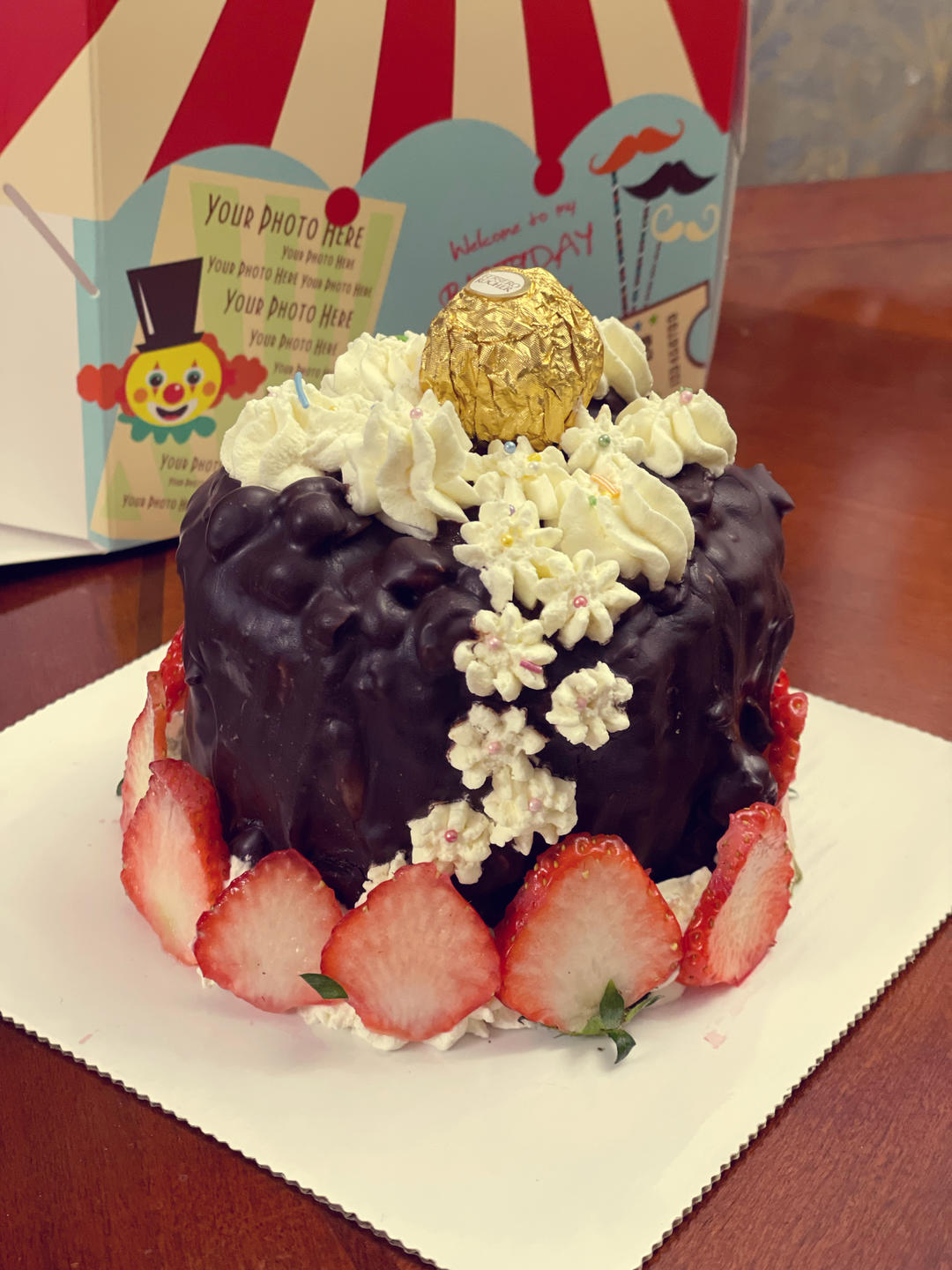 四寸梦龙脆皮巧克力蛋糕