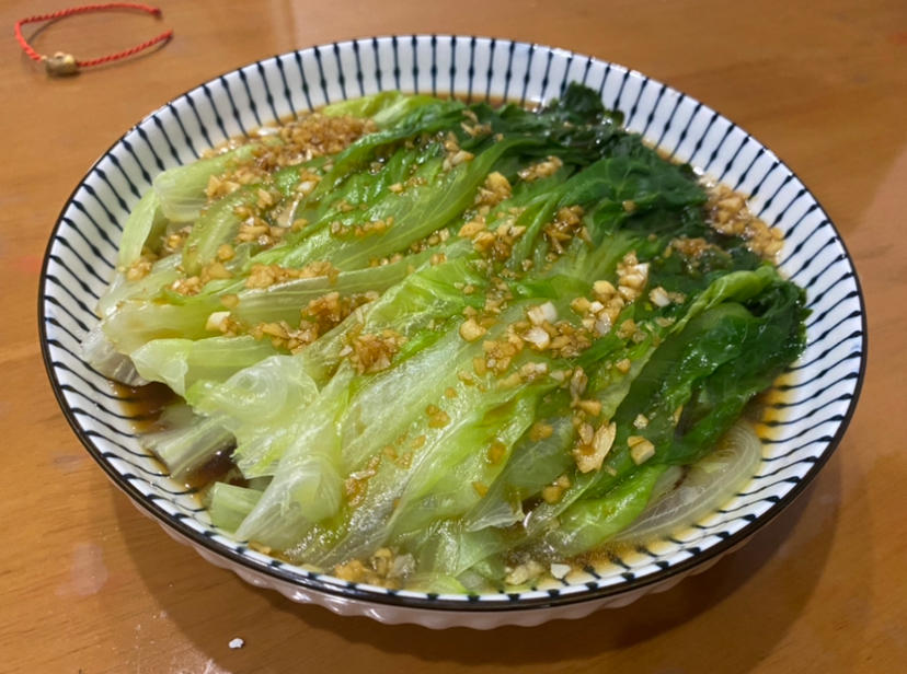 超级好吃低脂低热量的～蚝油生菜