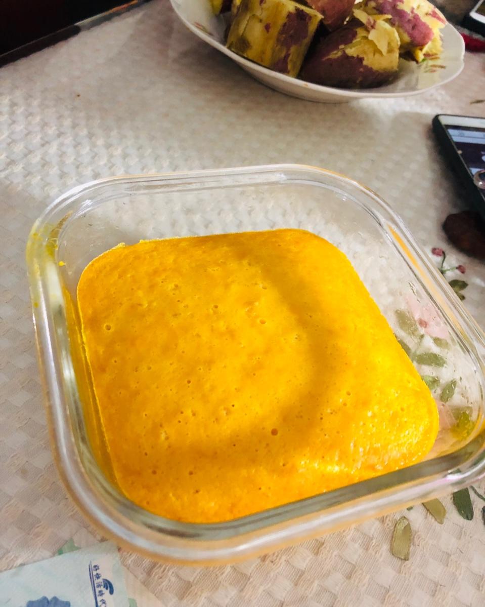 宝宝辅食-南瓜胡萝卜软糕