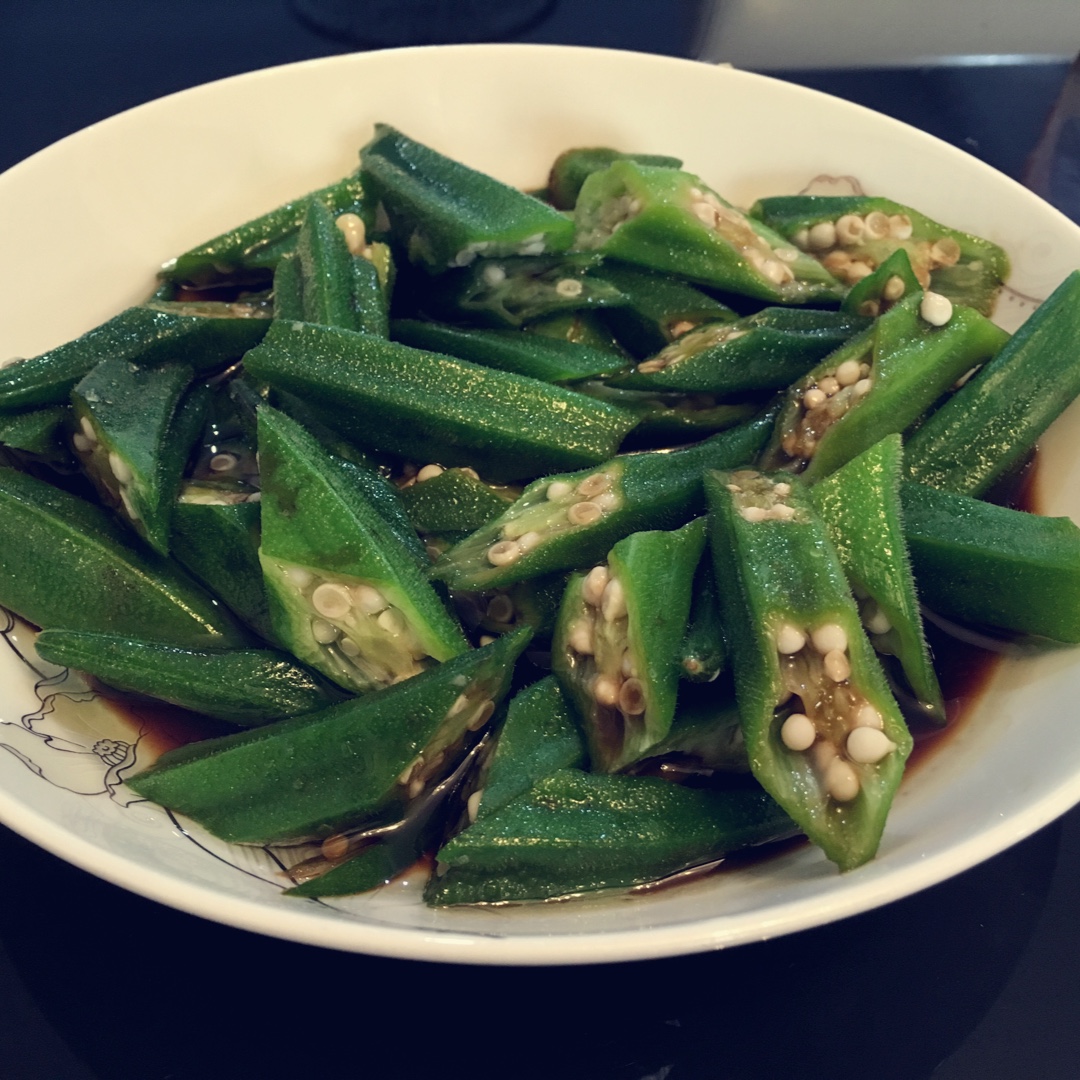 【白灼秋葵】清爽简单