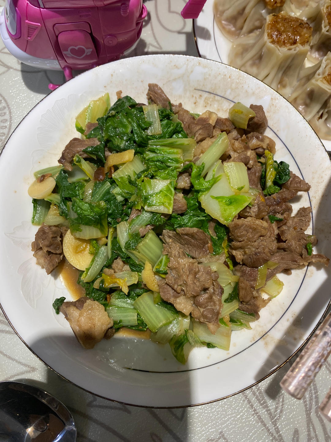 青菜牛肉