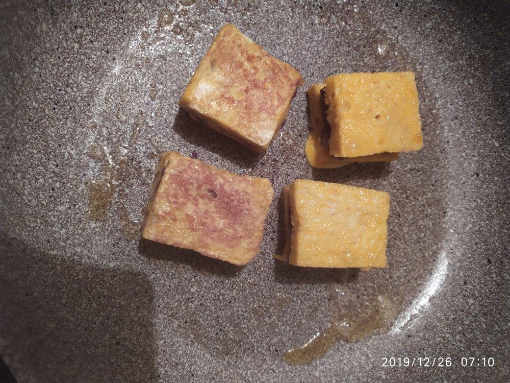 吐司这样做👉好吃到爆❗️紫薯芋泥西多士❗️