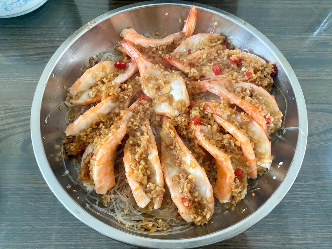 蒜蓉粉丝开背虾