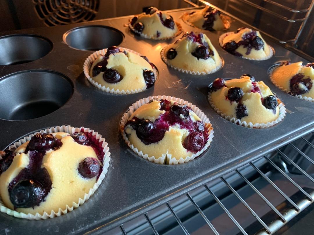 超好吃的蓝莓麦芬