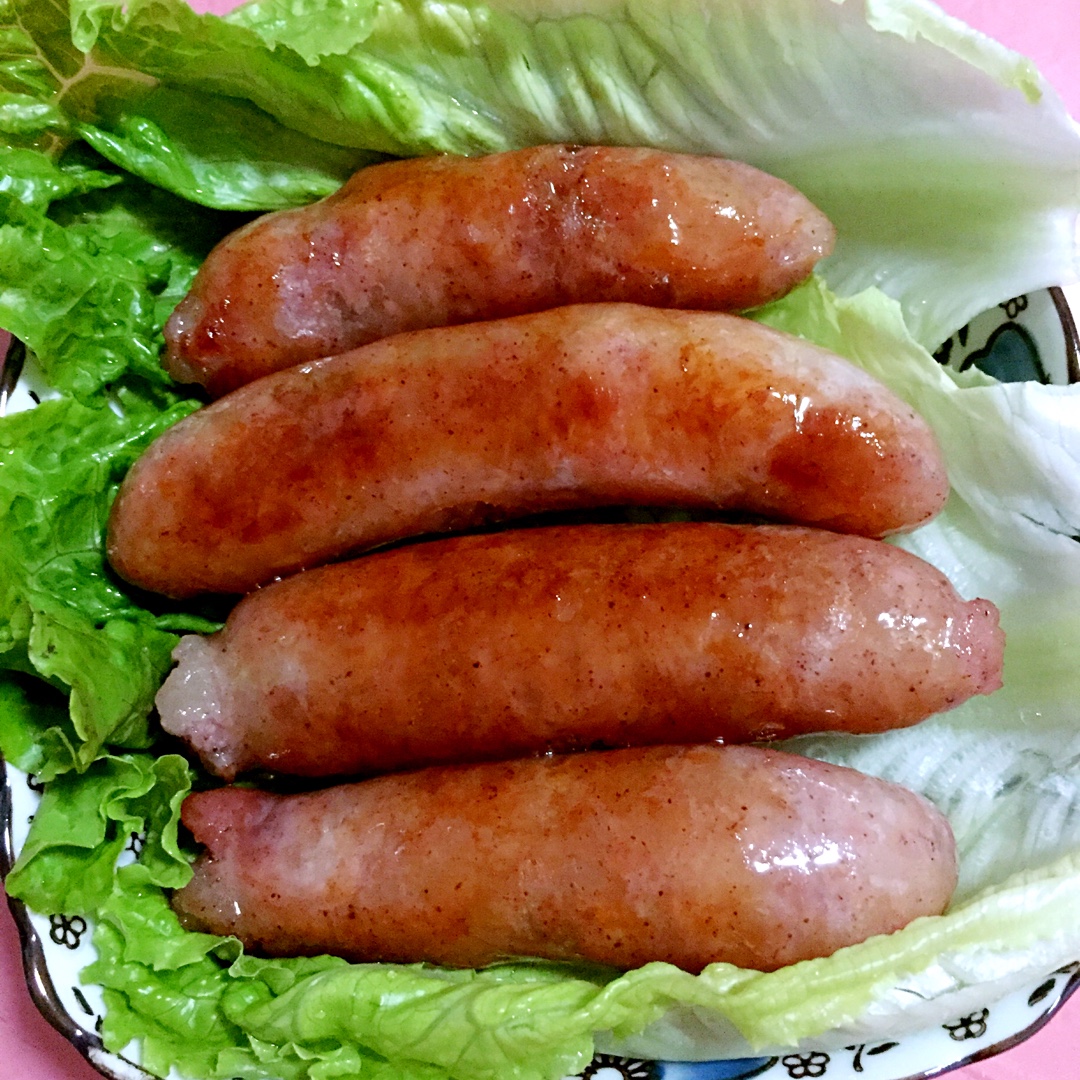 自制脆皮小香肠