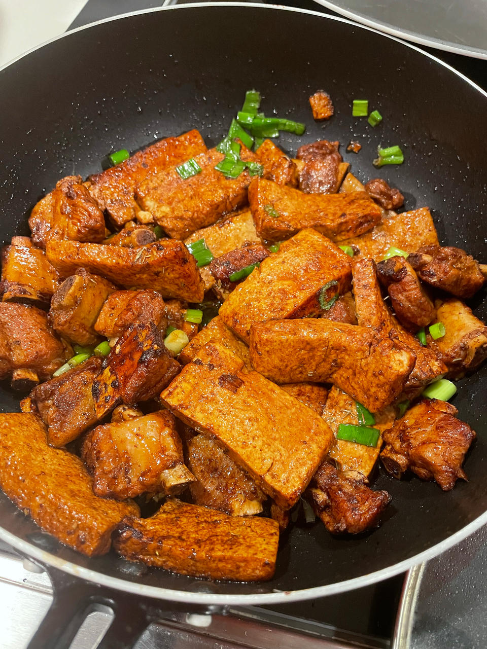 豆腐烧排骨【8月北鼎珐琅铸铁锅食谱】