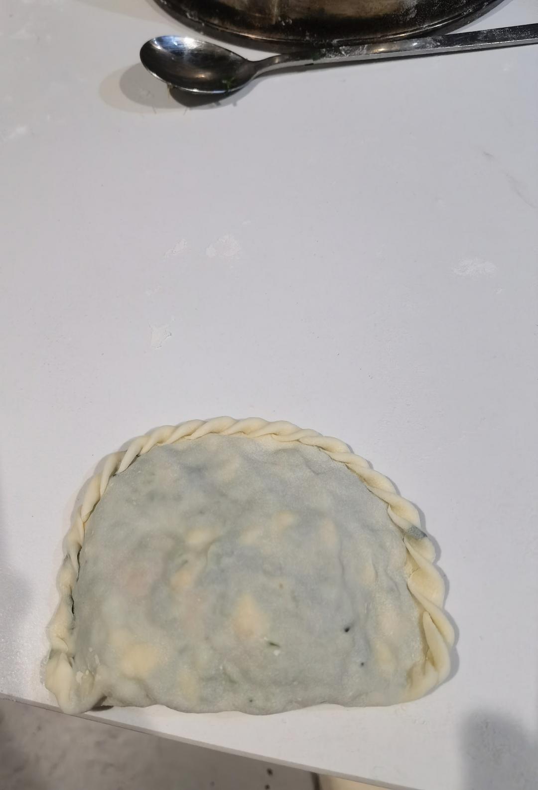 不会漏的烫面韭菜盒子