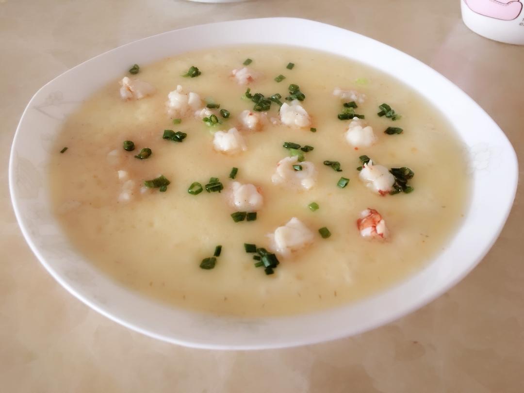 滑嫩的虾仁蛋羹