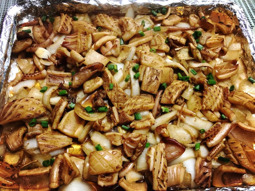 爆香烤鱿鱼(烤箱版)