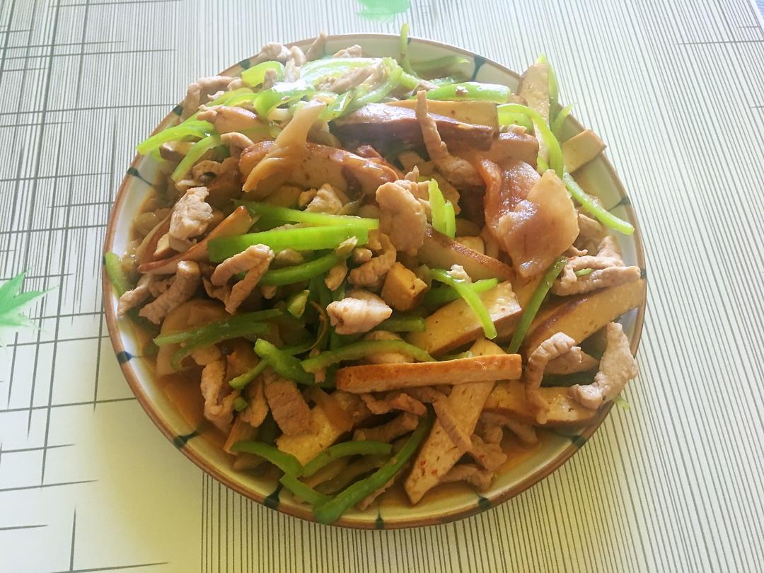 榨菜青椒炒香干