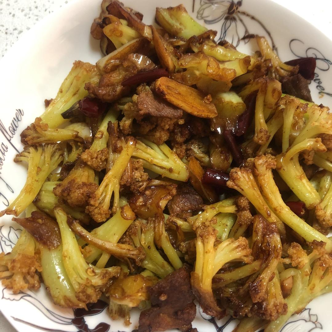 一道家常菜，干煸花菜