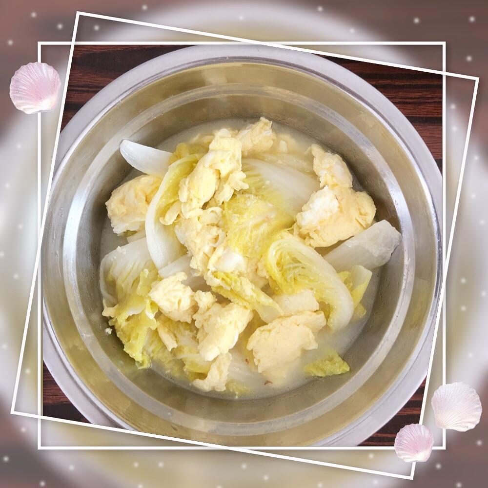 简单快手家常菜——大白菜炒鸡蛋
