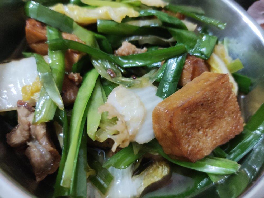 家常韭菜炒肉