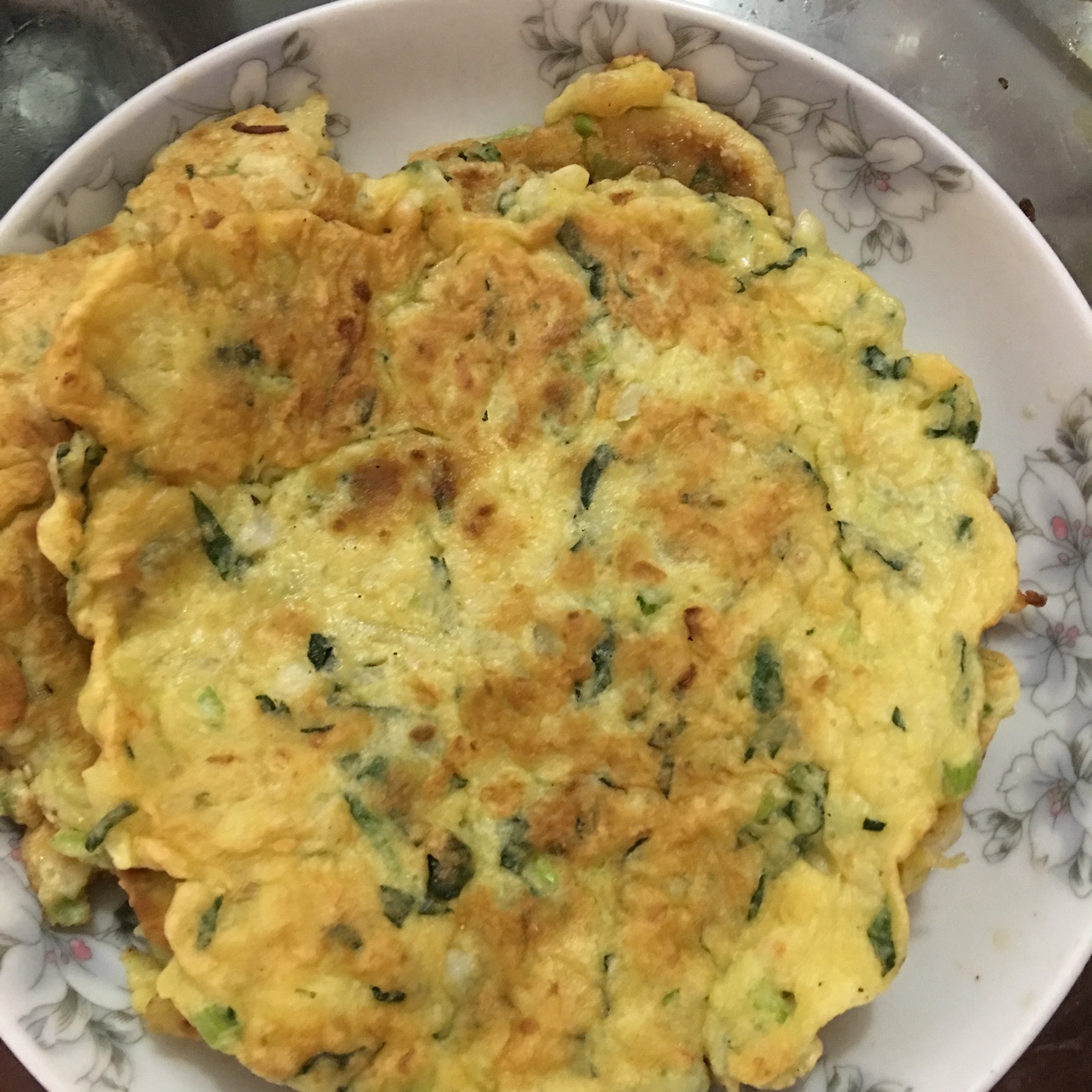 宝宝辅食—虾仁蔬菜鸡蛋饼
