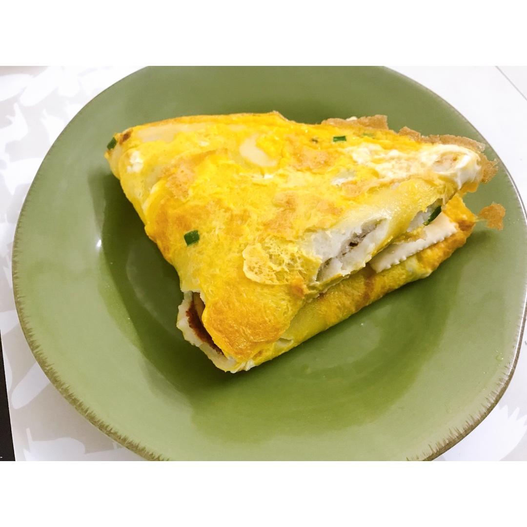 5分钟快手早餐——鸡蛋饼