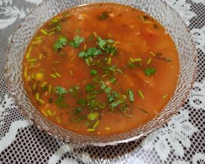 高压锅版番茄牛腩汤的做法 步骤5