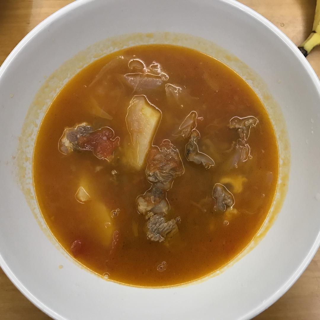 番茄土豆炖牛腩