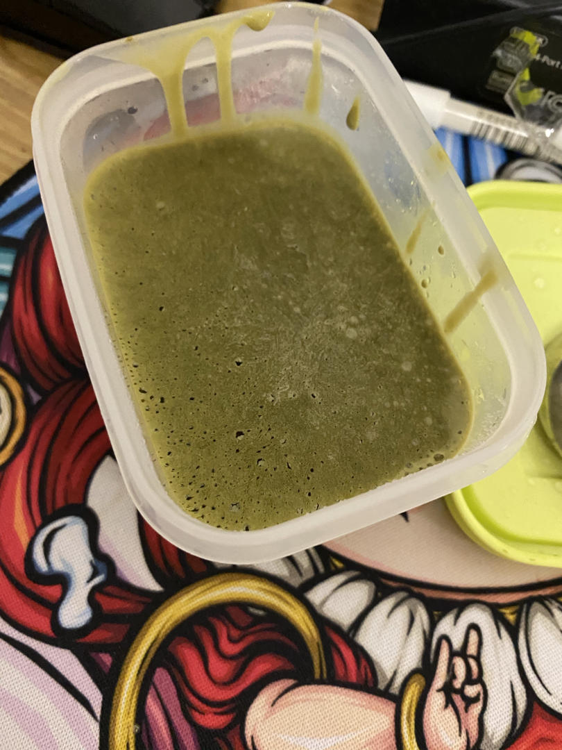 抹茶白巧冰淇淋
