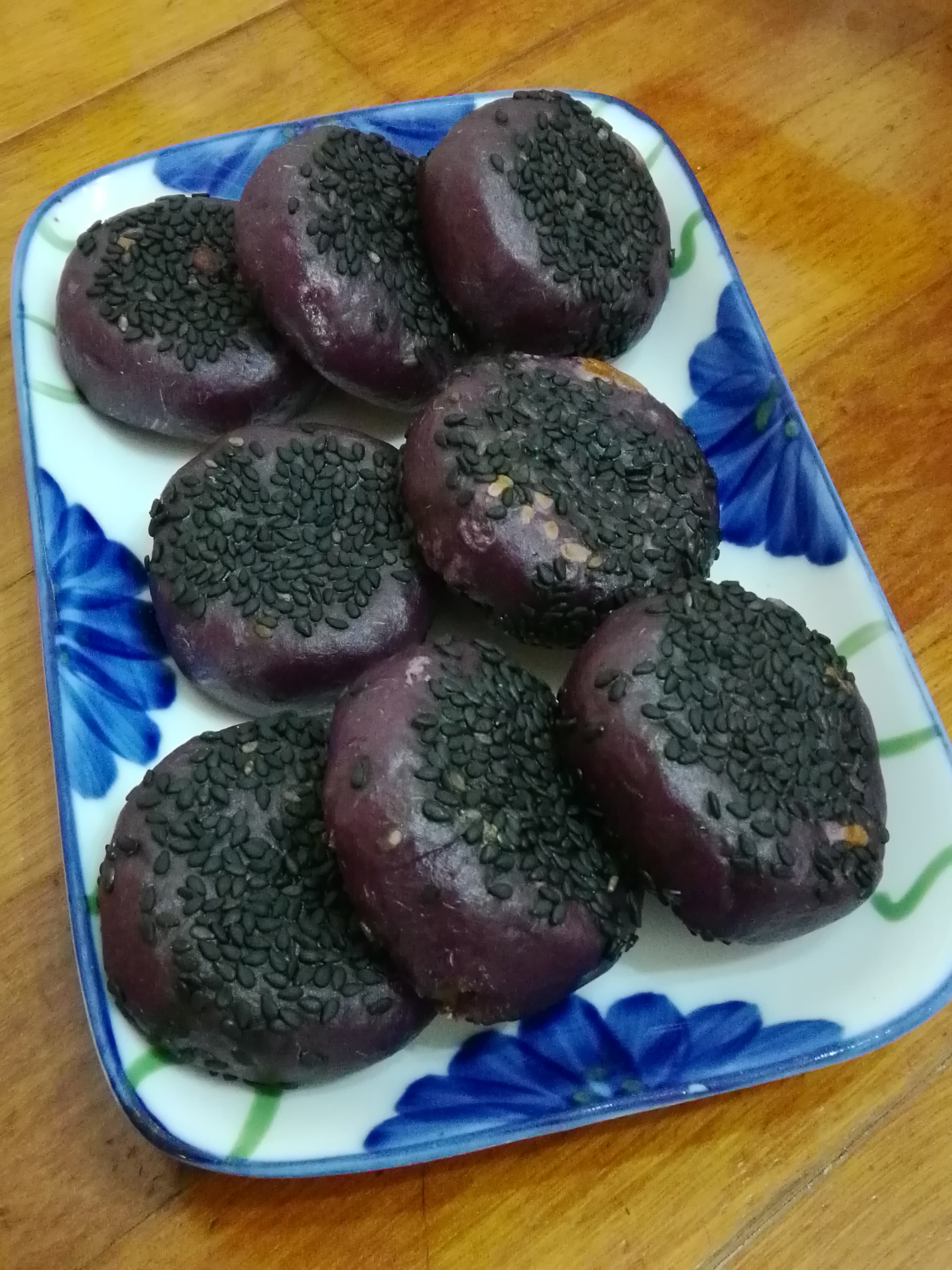 芋泥紫薯糯米饼
