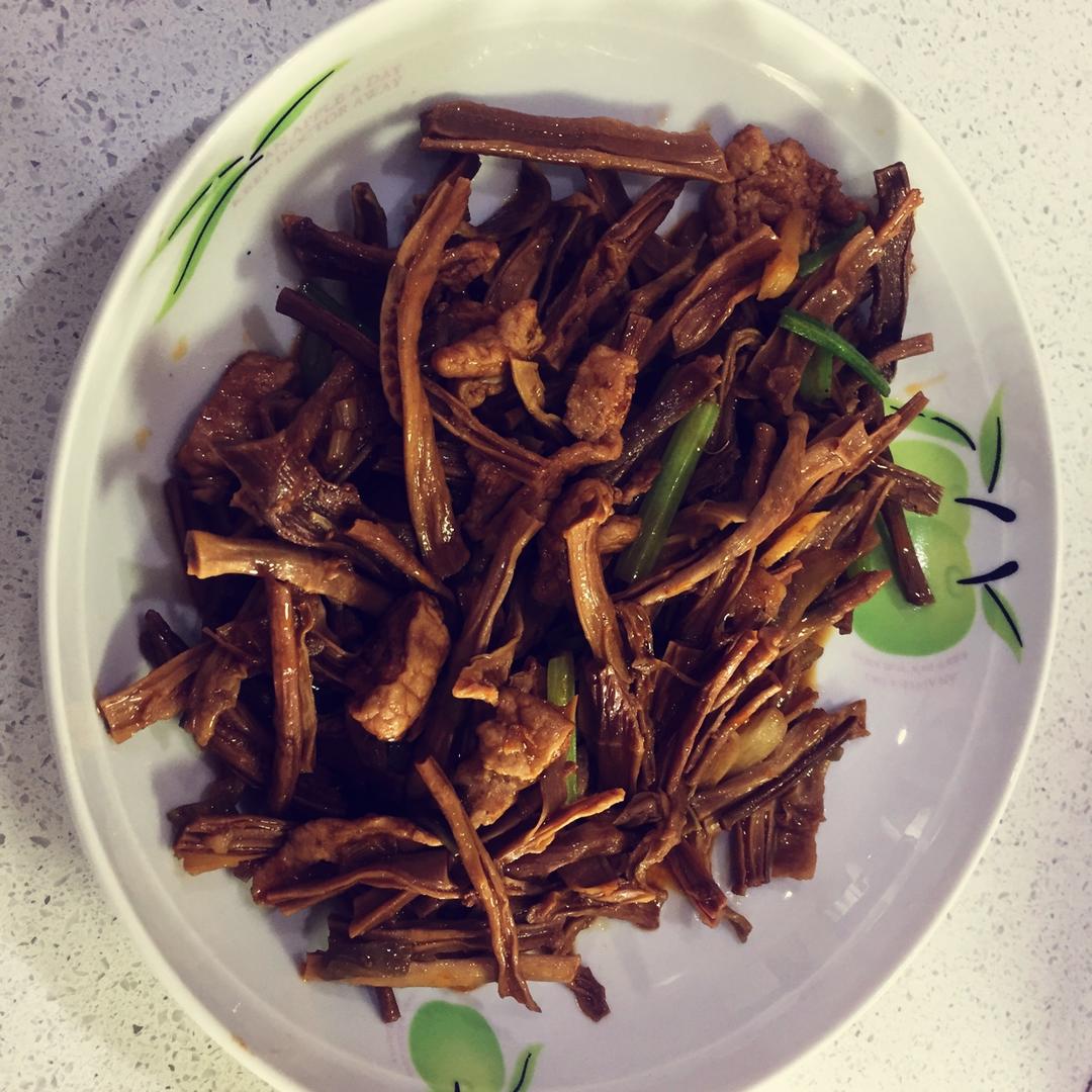 笋干炒肉
