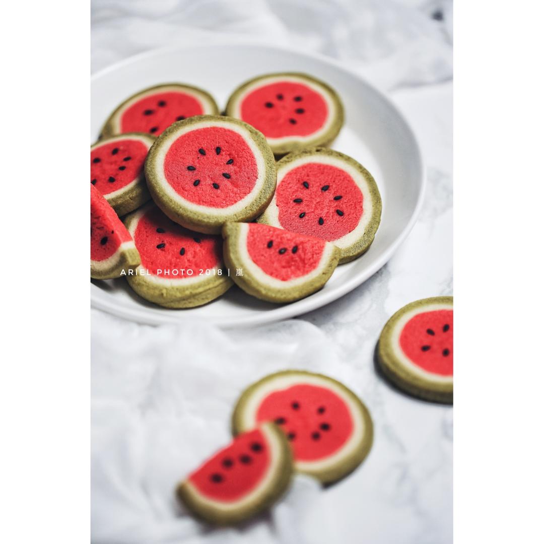 黄小唛ariel做的很夏天!迷你西瓜饼干