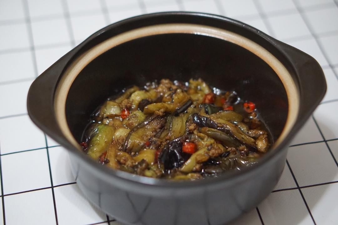 红烧肉沫茄子