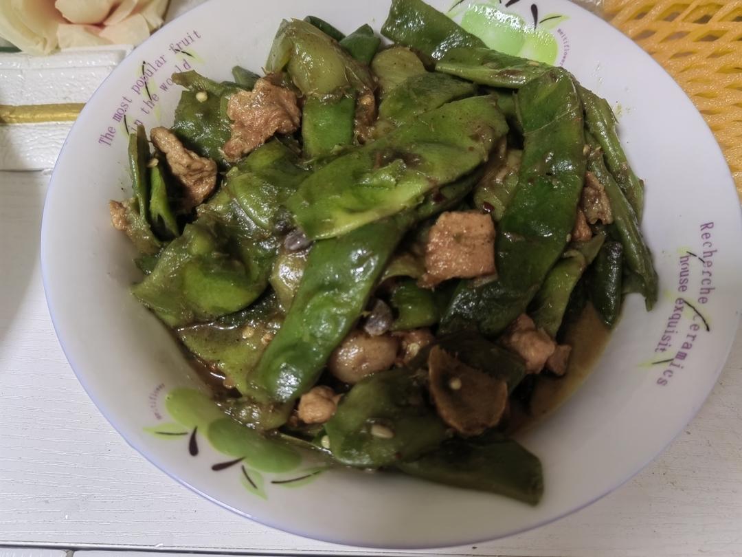 超级好做好吃的【素烧油豆角】