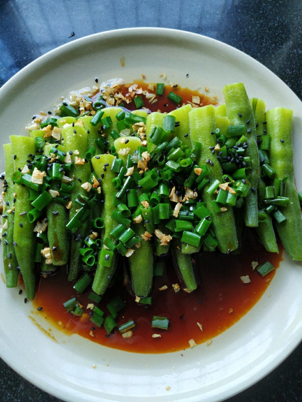 蒜蓉秋葵