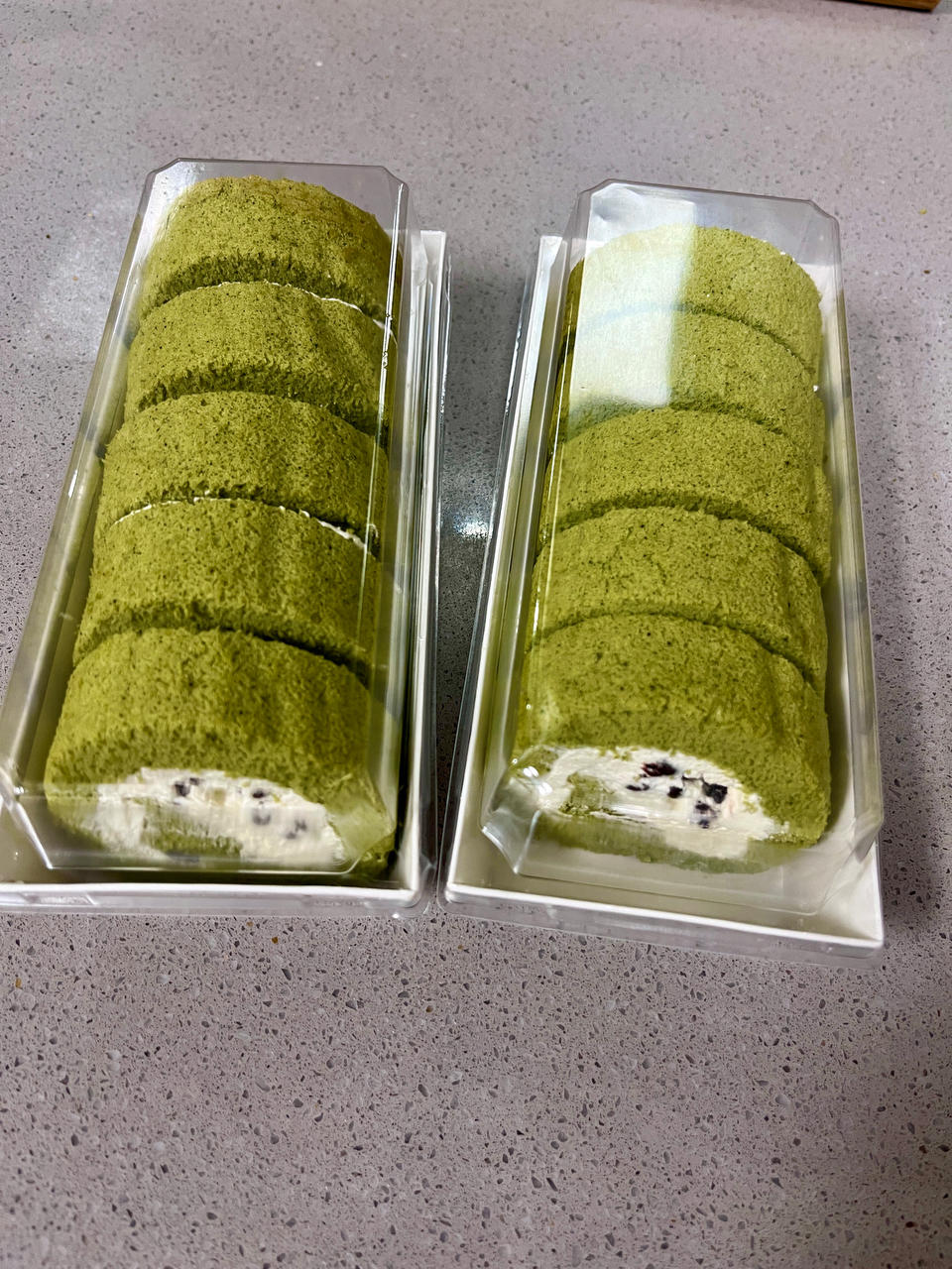 抹茶蜜豆蛋糕卷
