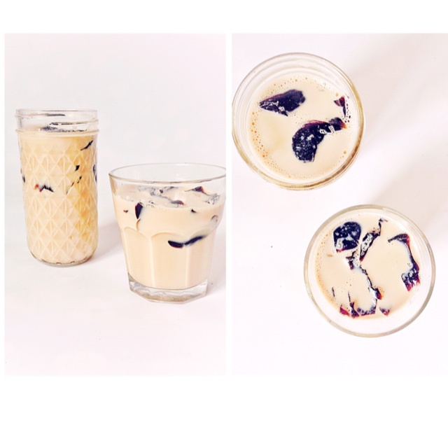 夏天里的冷泡冰奶茶