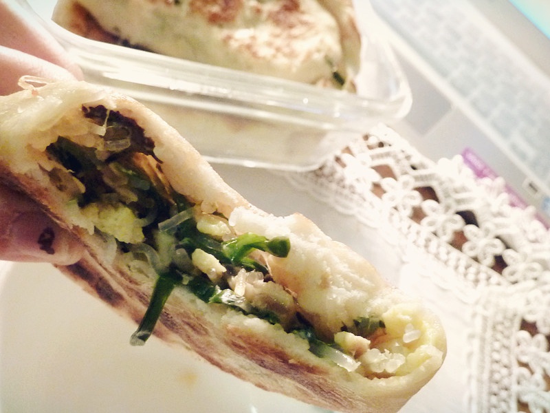 韭菜鸡蛋馅饼