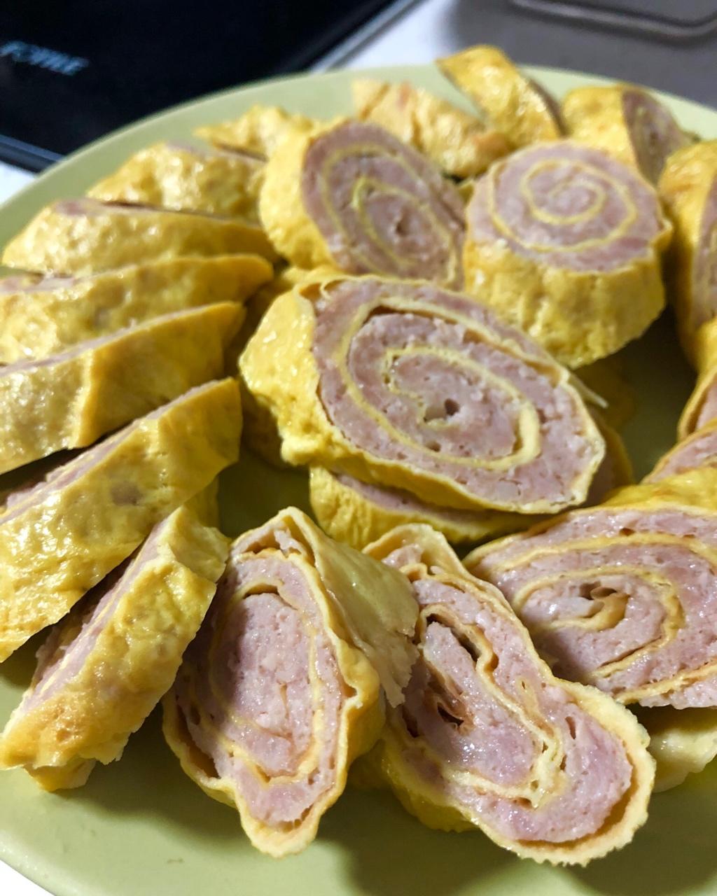 小番薯做的老爸的手艺蒸肉蛋卷