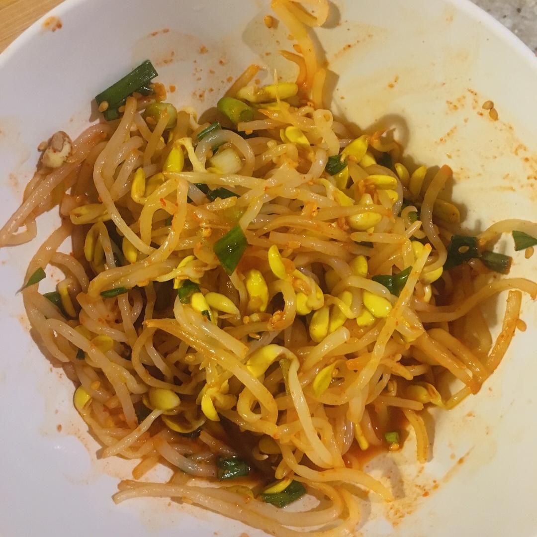 韩式凉拌豆芽