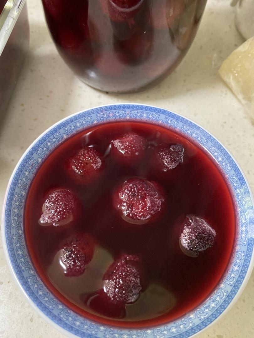 应未做的糖水杨梅