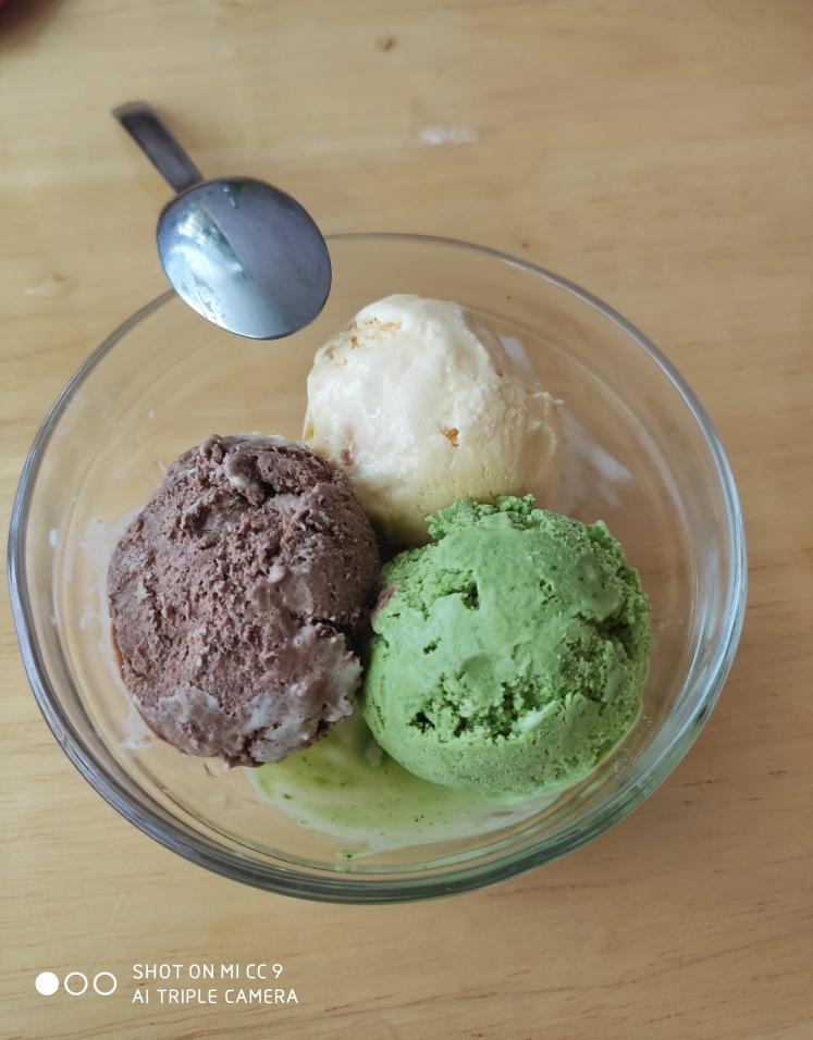 一次性做出三种口味冰淇 半熟蛋黄做法 的做法步骤图 多妈的杂货铺 下厨房