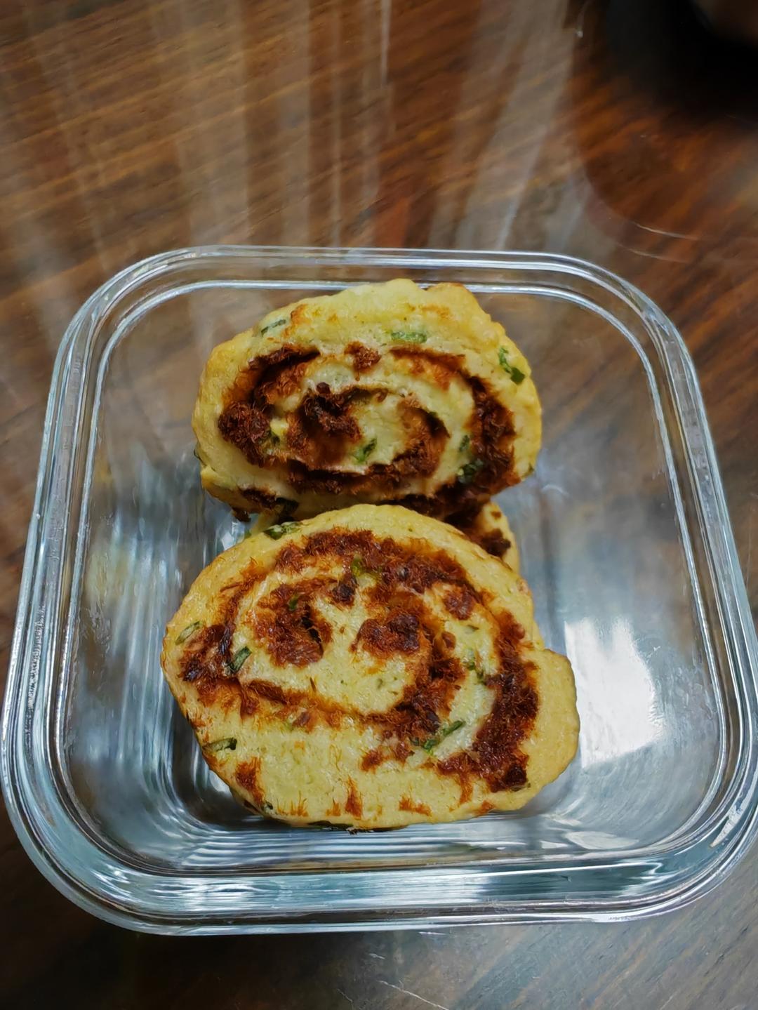 好吃看得见‼️满满的肉松❗️肉松卷饼干