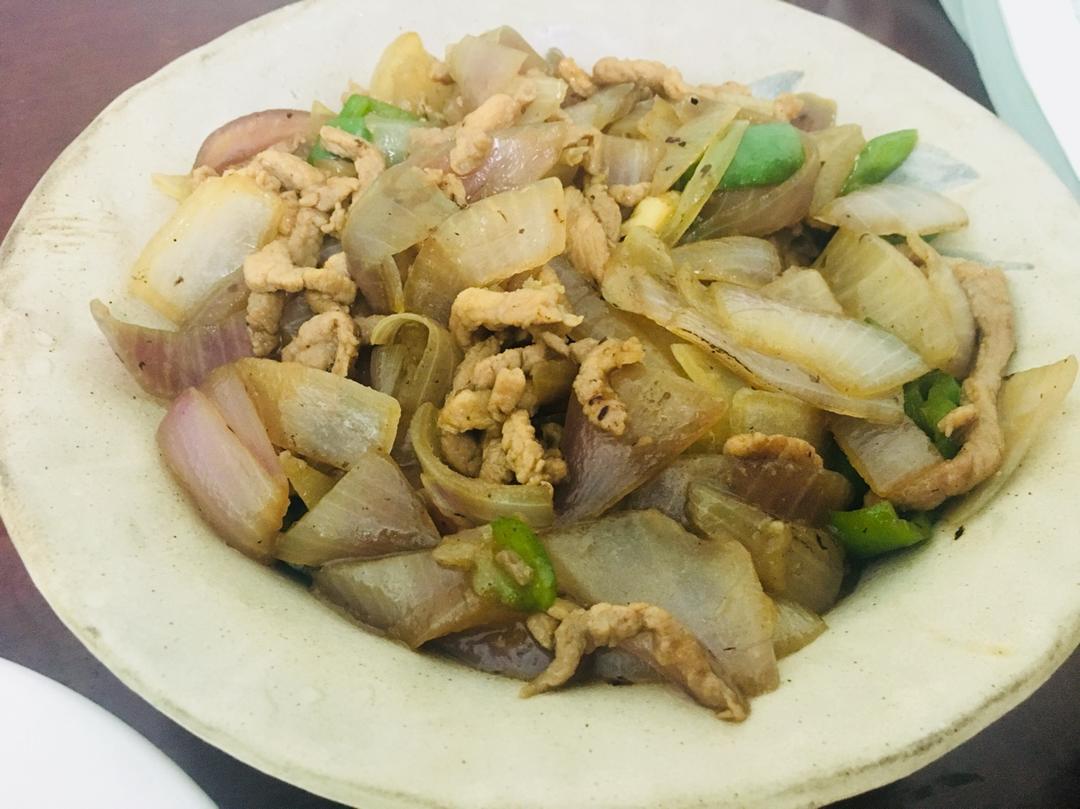 青椒洋葱炒肉