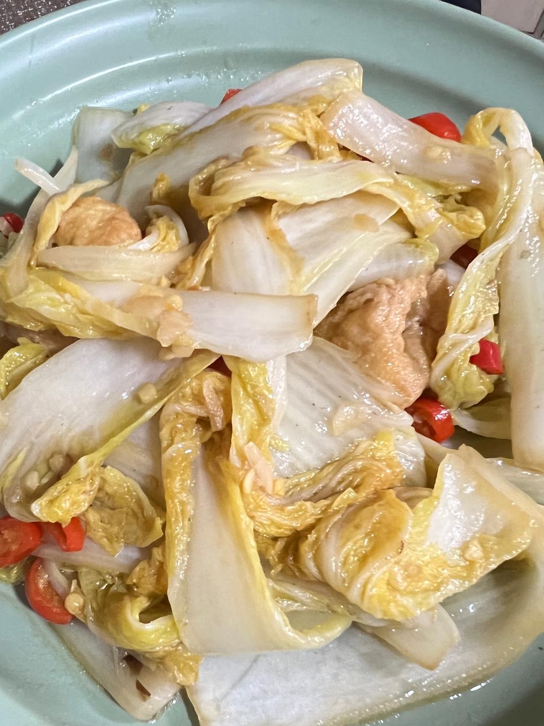 豆泡娃娃菜
