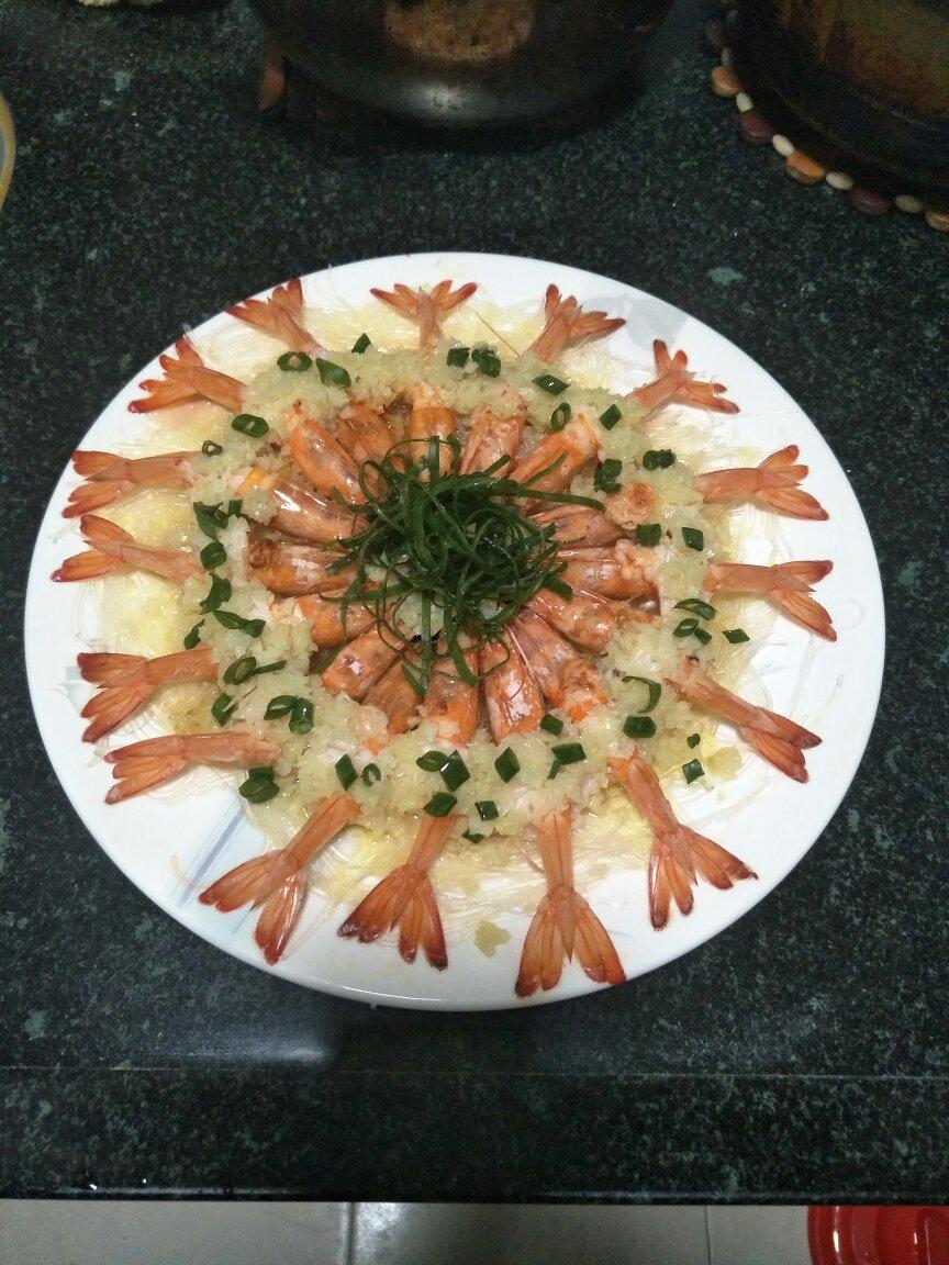 蒜蓉开边虾