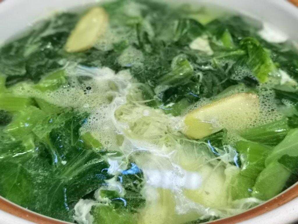 粤式家常菜-清热去火荠菜咸蛋汤