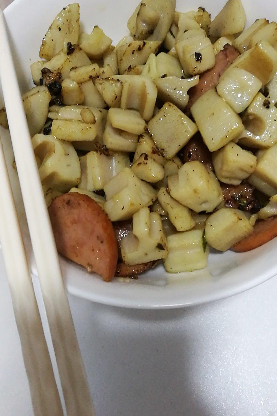 炒莲藕