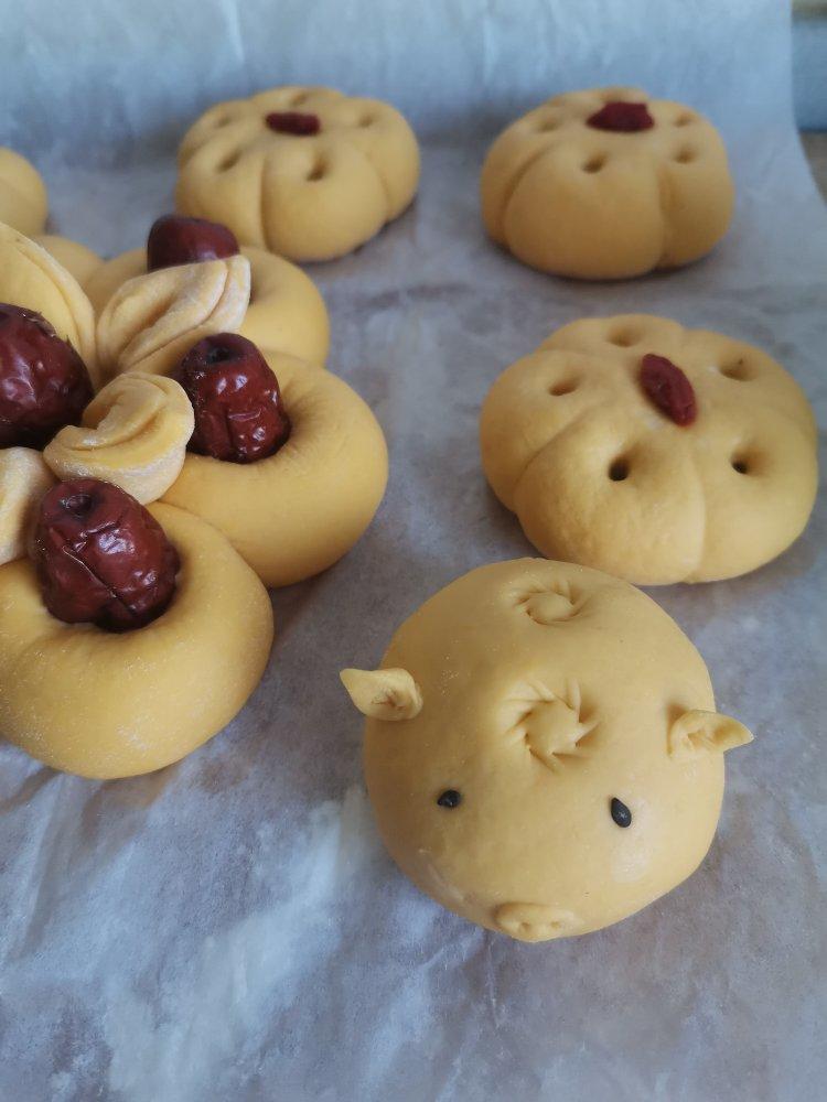 花样面食，锦鲤馒头